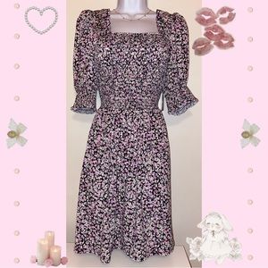 floral milkmaid dress